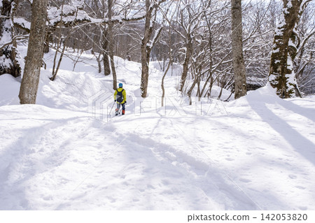 雪鞋健行奧台山的圖片 雪鞋健行奧台山的圖片 142053820