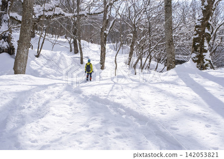 雪鞋健行奧台山的圖片 雪鞋健行奧台山的圖片 142053821
