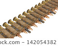 Machine Gun Canvas Ammo Belt with Ammunition 142054382
