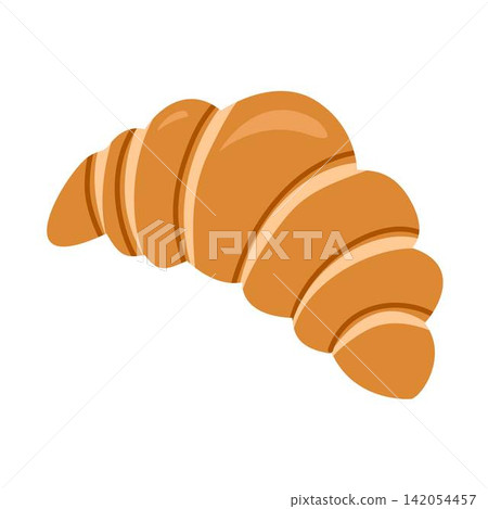illustration croissant bread illustration croissant bread 142054457