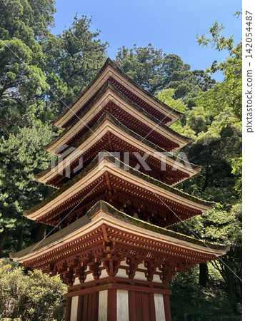 室羅寺（奈良縣宇多市）的五重塔 142054487