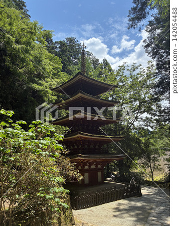 室羅寺（奈良縣宇多市）的五重塔 142054488