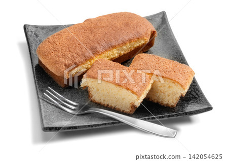 Milk castella, a classic Hokkaido snack. Milk castella, a classic Hokkaido snack. 142054625