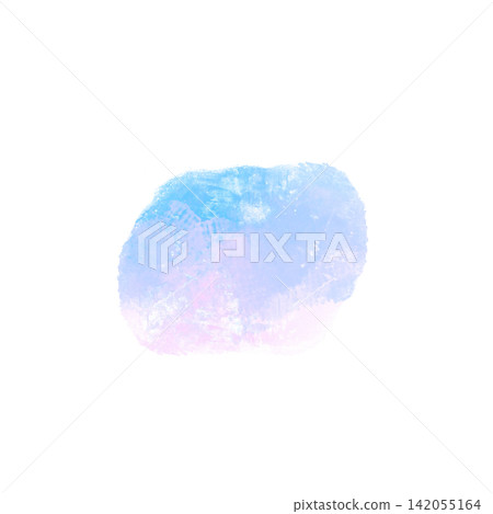 藍色和粉紅色水彩顏料的潑灑 142055164