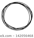 Handwritten black circle 142056468