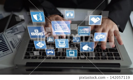 Gaming and online video game entertainment Funnel Gaming and online video game entertainment Funnel 142057119