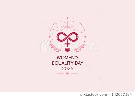 Women's Equality Day 2026 Equality Infinity Symbol Design Women's Equality Day 2026 Equality Infinity Symbol Design 142057194