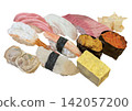  Hand-rolled sushi  142057200
