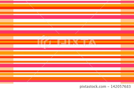 Border pattern, white background, pink and orange colors Border pattern, white background, pink and orange colors 142057683