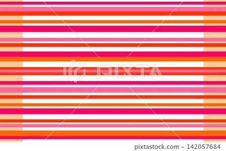 Border pattern, white background, pink and orange colors Border pattern, white background, pink and orange colors 142057684