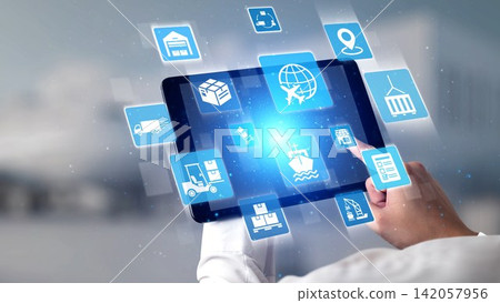 Global shipping and logistics distribution system Gist Global shipping and logistics distribution system Gist 142057956