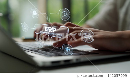 ERP System Dashboard for Enterprise Resource Planning and Business Muxer ERP System Dashboard for Enterprise Resource Planning and Business Muxer 142057999