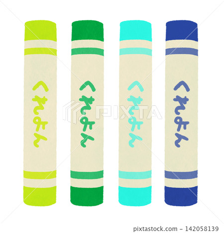 蠟筆(冷色調) 蠟筆(冷色調) 142058139