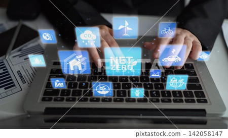Sustainable Business with Net Zero Environmental Goals Funnel Sustainable Business with Net Zero Environmental Goals Funnel 142058147