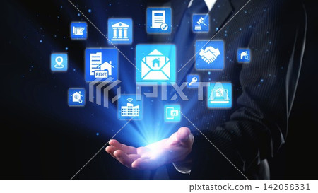 Online property search and real estate icons for rent and sale Gist Online property search and real estate icons for rent and sale Gist 142058331