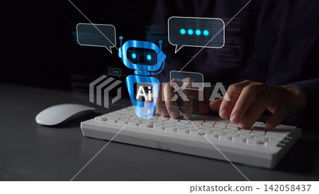 AI Artificial Intelligence Virtual Assistant for Smart Business Muxer AI Artificial Intelligence Virtual Assistant for Smart Business Muxer 142058437