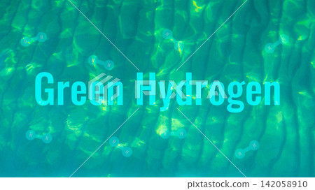 Green hydrogen concept. Hydrogen economy. Hydrogen fuel. Sustainable renewable energy. Zero-emission. Eco-friendly technology. Clean energy. Alternative energy. Future energy. Hydrogen production. Green hydrogen concept. Hydrogen economy. Hydrogen fuel. Sustainable renewable energy. Zero-emission. Eco-friendly technology. Clean energy. Alternative energy. Future energy. Hydrogen production. 142058910