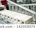Scaffolding materials: Steel block material images 142058974