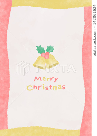 Watercolor-style Christmas postcard Watercolor-style Christmas postcard 142061624