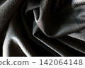 Dark Charcoal Sport Fabric Texture Premium Abstract Background 142064148