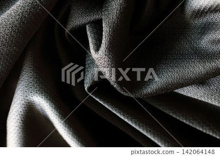 Dark Charcoal Sport Fabric Texture Premium Abstract Background Dark Charcoal Sport Fabric Texture Premium Abstract Background 142064148