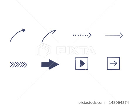 手寫風格簡約箭頭套裝 01 手寫風格簡約箭頭套裝 01 142064274