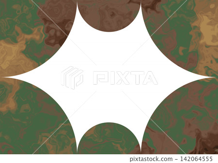 Camouflage pattern diamond-shaped watercolor frame Camouflage pattern diamond-shaped watercolor frame 142064555