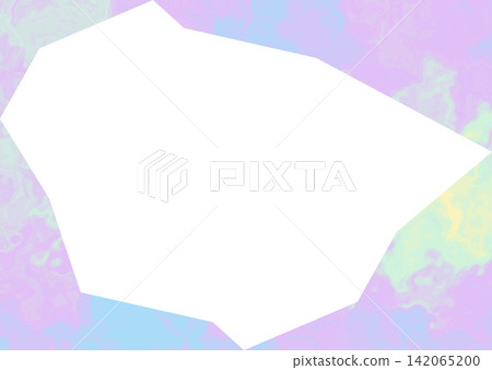 Pastel polygon frame Pastel polygon frame 142065200