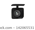 Illustration of a car dashcam compatible with Full HD. 142065531