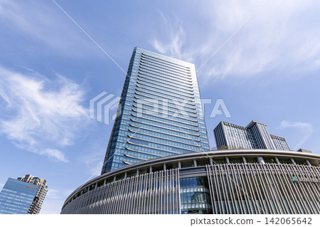 Osaka City, Osaka Prefecture, Grand Front Osaka in fine weather Osaka City, Osaka Prefecture, Grand Front Osaka in fine weather 142065642