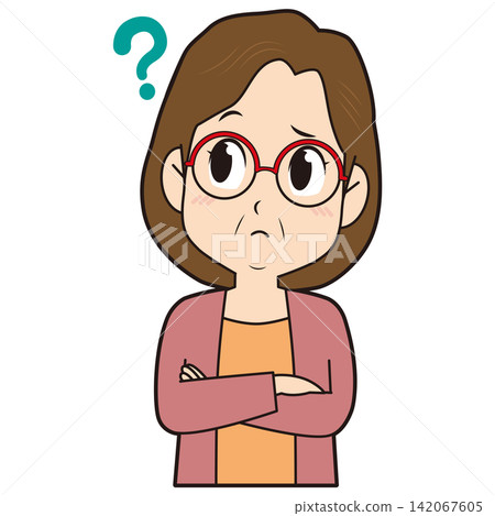 Senior women who have doubts Senior women who have doubts 142067605