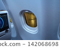 Window of an airplane Window of an airplane 142068698