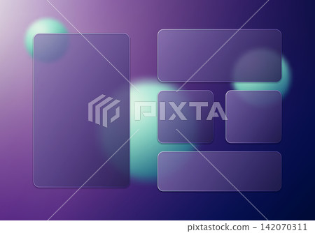 Futuristic dark purple web presentation with vertical glass sidebar, toolbar widgets, and soft glowing mint blue bokeh spheres. Futuristic dark purple web presentation with vertical glass sidebar, toolbar widgets, and soft glowing mint blue bokeh spheres. 142070311
