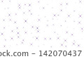 A seamless pattern with purple twinkling stars and shimmering glitter on a transparent background. Purple flashes, sparks, and cross-shaped glare 142070437
