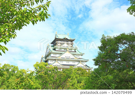 Scenery of Osaka Castle, Osaka City, Osaka Prefecture Scenery of Osaka Castle, Osaka City, Osaka Prefecture 142070499