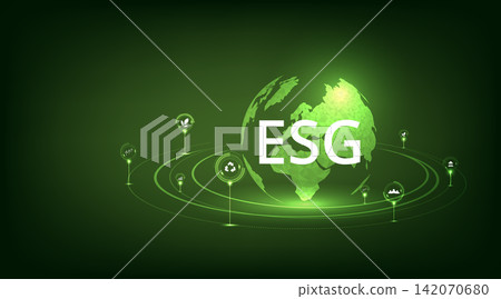 Environmental Social and Governance (ESG) concept. Environmental Social and Governance (ESG) concept. 142070680