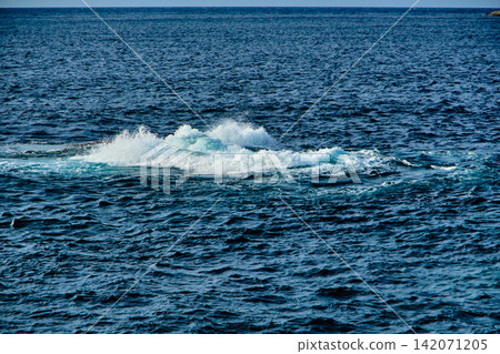 a natural rocks emerged in the open ocean name 'Richelieu Rock', one of the famous scuba diving site in Thailand a natural rocks emerged in the open ocean name 'Richelieu Rock', one of the famous scuba diving site in Thailand 142071205