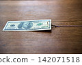 One hundred dollar bill on fishing hook 142071518