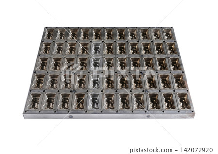 Cake mold on a white background. Professions: Patisserie. Cake mold on a white background. Professions: Patisserie. 142072920