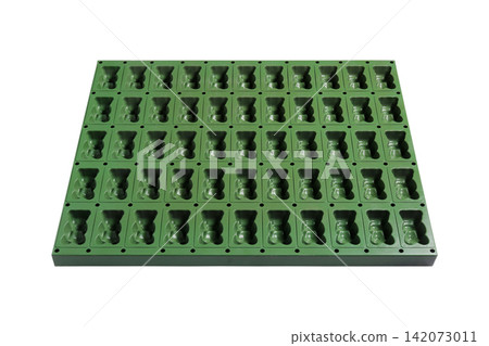Cake mold on a white background. Professions: Patisserie. Cake mold on a white background. Professions: Patisserie. 142073011