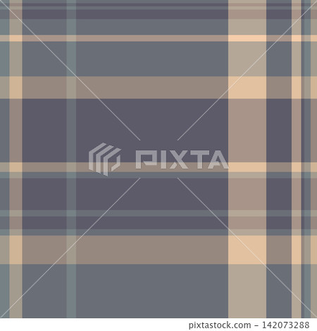 Upscale textile plaid check, realistic seamless pattern vector. Subtle fabric tartan texture background in pastel and light colors. Upscale textile plaid check, realistic seamless pattern vector. Subtle fabric tartan texture background in pastel and light colors. 142073288