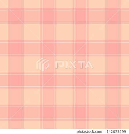 Difficult texture seamless background, lady tartan textile fabric. Drapery check vector plaid pattern in red and light colors. Difficult texture seamless background, lady tartan textile fabric. Drapery check vector plaid pattern in red and light colors. 142073299