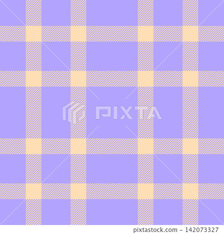 Decorate vector seamless check, beautiful textile background texture. Industry plaid pattern fabric tartan in indigo and peach puff colors. Decorate vector seamless check, beautiful textile background texture. Industry plaid pattern fabric tartan in indigo and peach puff colors. 142073327