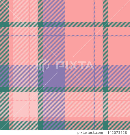Drapery textile plaid tartan, mixed background fabric pattern. Repeatable patterns seamless texture check vector in red and light colors. Drapery textile plaid tartan, mixed background fabric pattern. Repeatable patterns seamless texture check vector in red and light colors. 142073328