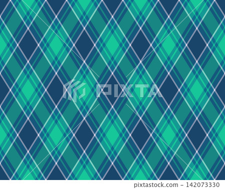 Argyle pattern of geometric rhombus. Harlequin check wallpaper design. Classic diamond shaped textile material for web background, print fabric clothing, sweater, wrapping paper, gift card, invitation Argyle pattern of geometric rhombus. Harlequin check wallpaper design. Classic diamond shaped textile material for web background, print fabric clothing, sweater, wrapping paper, gift card, invitation 142073330