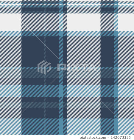 Effect check plaid pattern, free textile vector fabric. Customize background tartan texture seamless in white and blue colors. Effect check plaid pattern, free textile vector fabric. Customize background tartan texture seamless in white and blue colors. 142073335
