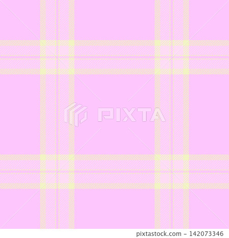 A christmas tartan plaid design with orderly checks and a woven fabric look. Light and pink tones give the seamless fabric pattern festive textile character for card designs. It suits textile prints. A christmas tartan plaid design with orderly checks and a woven fabric look. Light and pink tones give the seamless fabric pattern festive textile character for card designs. It suits textile prints. 142073346