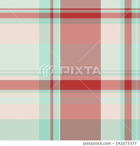 Seamless tartan plaid textile with balanced checks and a woven texture. Light and red tones support classic heritage in a fabric surface for home decor. The repeat works across printed materials. Seamless tartan plaid textile with balanced checks and a woven texture. Light and red tones support classic heritage in a fabric surface for home decor. The repeat works across printed materials. 142073377