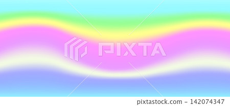 Colorful gradient lines with iridescent holo flow for poster banner. Vibrant colorful neon and rainbow line on holographic backdrop. Vector gradient background with smooth color line Colorful gradient lines with iridescent holo flow for poster banner. Vibrant colorful neon and rainbow line on holographic backdrop. Vector gradient background with smooth color line 142074347
