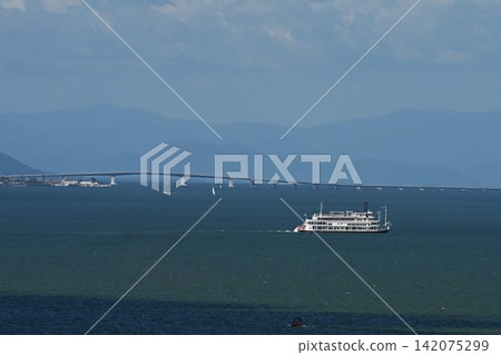 琵琶湖遊船風景 琵琶湖遊船風景 142075299